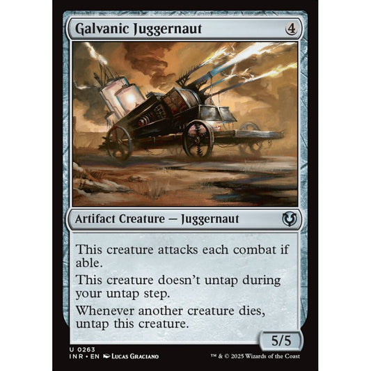 Galvanic Juggernaut, 263, uncommon, Magic: The Gathering, Innistrad Remastered