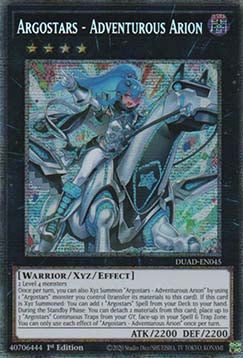 Argostars - Adventurous Arion (V.2 - Starlight Rare) - Duelist’s Advance (Starlight Rare) [DUAD-045]