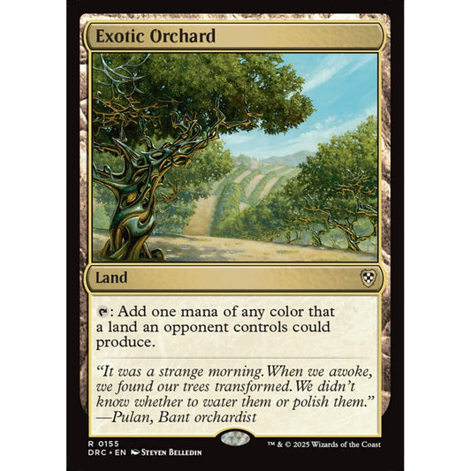Exotic Orchard, 155, rare, Magic: The Gathering, Aetherdrift Commander