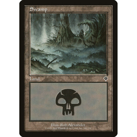 Swamp common 340 Magic the Gathering Invasion