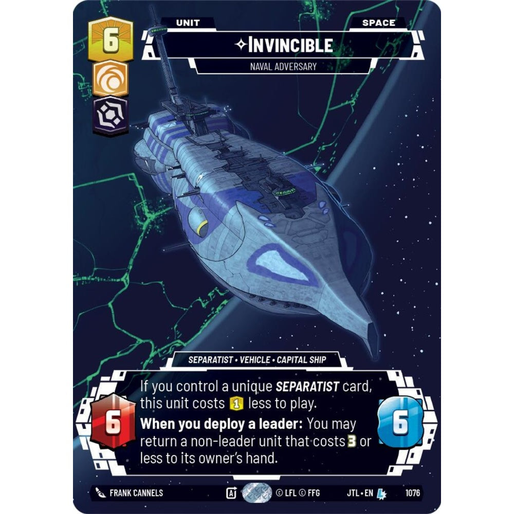 Invincible, L, JTL 1076) Prestige Foil, Star Wars Unlimited