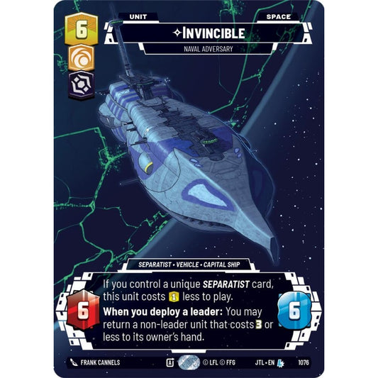 Invincible, L, JTL 1076) Prestige Foil, Star Wars Unlimited
