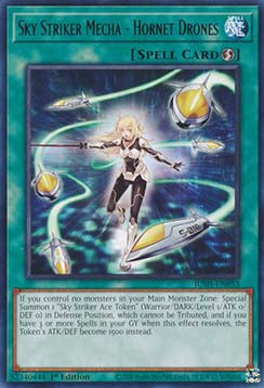 Sky Striker Mecha - Hornet Drones (V.1 - Rare) - Justice Hunters (Rare) [JUSH-053]