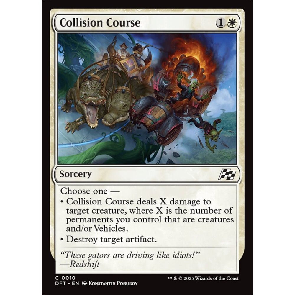 Collision Course, 10, common, Magic: The Gathering, Aetherdrift