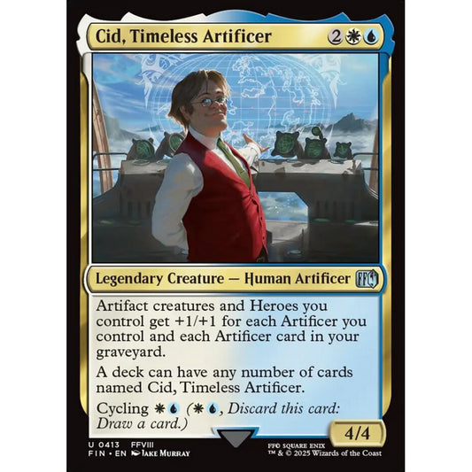 Cid, Timeless Artificer uncommon 413 Magic the Gathering Final Fantasy