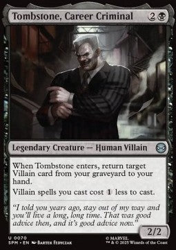 Tombstone, Career Criminal - Marvel's Spider-Man (Uncommon) [SPM-70]