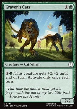Kraven's Cats - Marvel's Spider-Man (Common) [SPM-104]