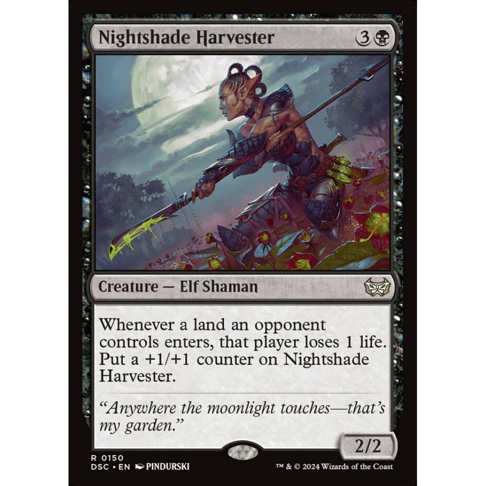 Nightshade Harvester, 150, rare, Magic: The Gathering, Duskmourn: House of Horror