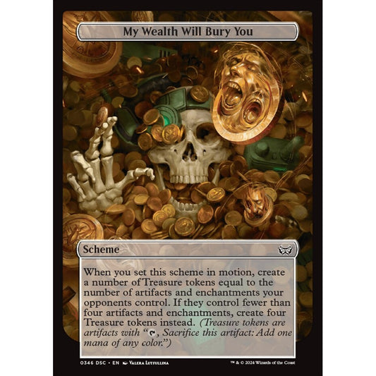 My Wealth Will Bury You, 346, common, Magic: The Gathering, Duskmourn: House of Horror