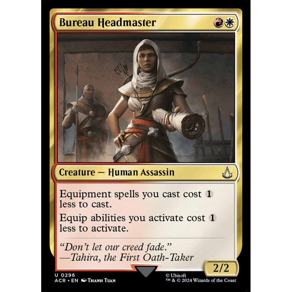 Bureau Headmaster uncommon 296 Magic the Gathering Assassin's Creed
