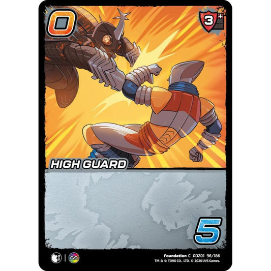 High Guard GDZ01 96/186 GDZ01 Universus Godzilla: Reign of Kaiju Foundation C