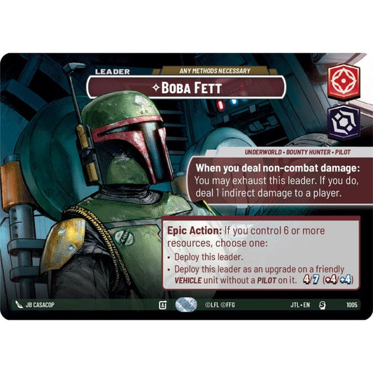 Boba Fett, S, JTL 1005) Showcase, Star Wars Unlimited