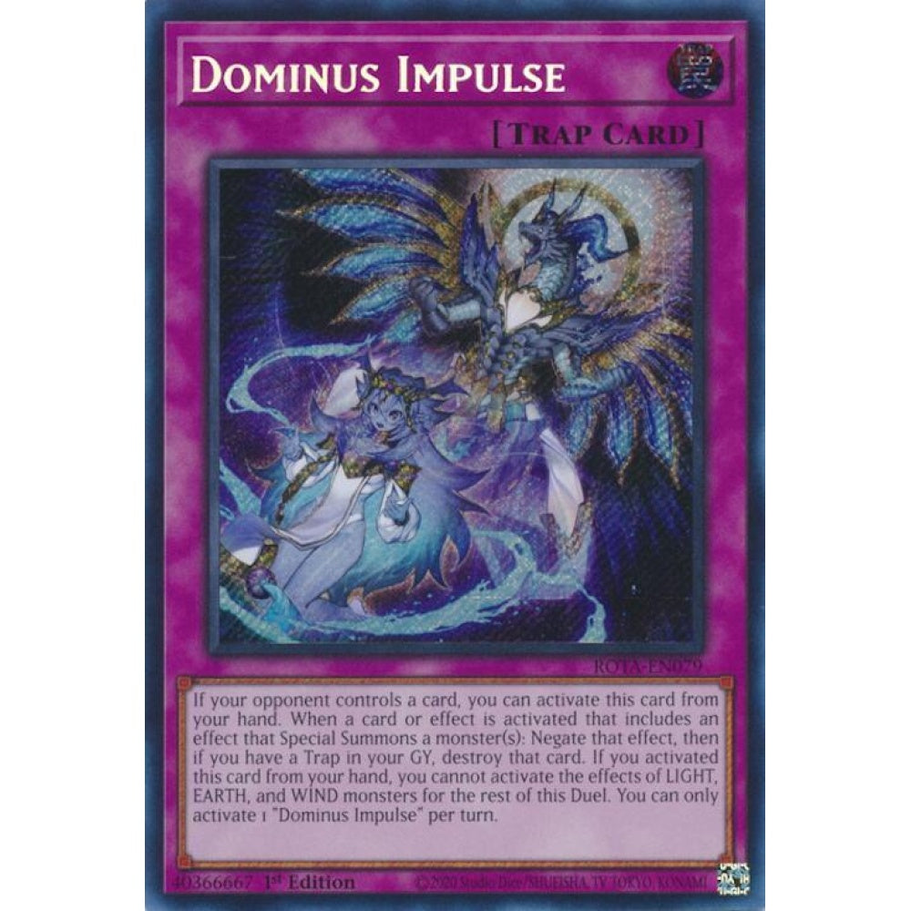 Dominus Impulse ROTA-EN079 Secret Yu-Gi-Oh Rage of the Abyss