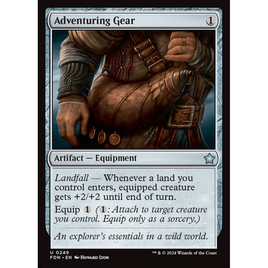 Adventuring Gear, 249, uncommon, Magic: The Gathering, Foundations