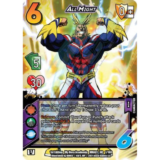 All Might, 1/180, UC, UniVersus, MHA01 My Hero Academia