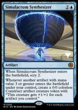Simulacrum Synthesizer - Outlaws of Thunder Junction: Promos (Mythic) [POTJ-6]