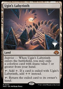 Ugin's Labyrinth (V.2) - Modern Horizons 3: Promos (Mythic) [PMH3-233]