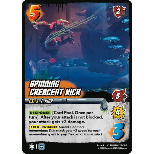 Spinning Crescent Kick 23/186 TMNT01 Universus Teenage Mutant Ninja Turtles Attack UC