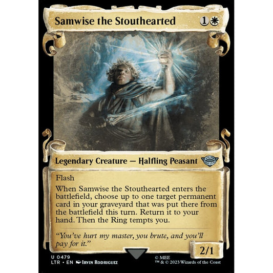 Samwise the Stouthearted, uncommon, 479, Magic the Gathering, The Lord of the Rings: Tales of Middle-earth