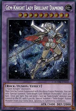 Gem-Knight Lady Brilliant Diamond - Battles of Legend: Monster Mayhem (Secret Rare) [BLMM-145]
