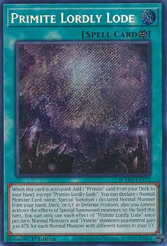 Primite Lordly Lode - Battles of Legend: Monster Mayhem (Secret Rare) [BLMM-172]
