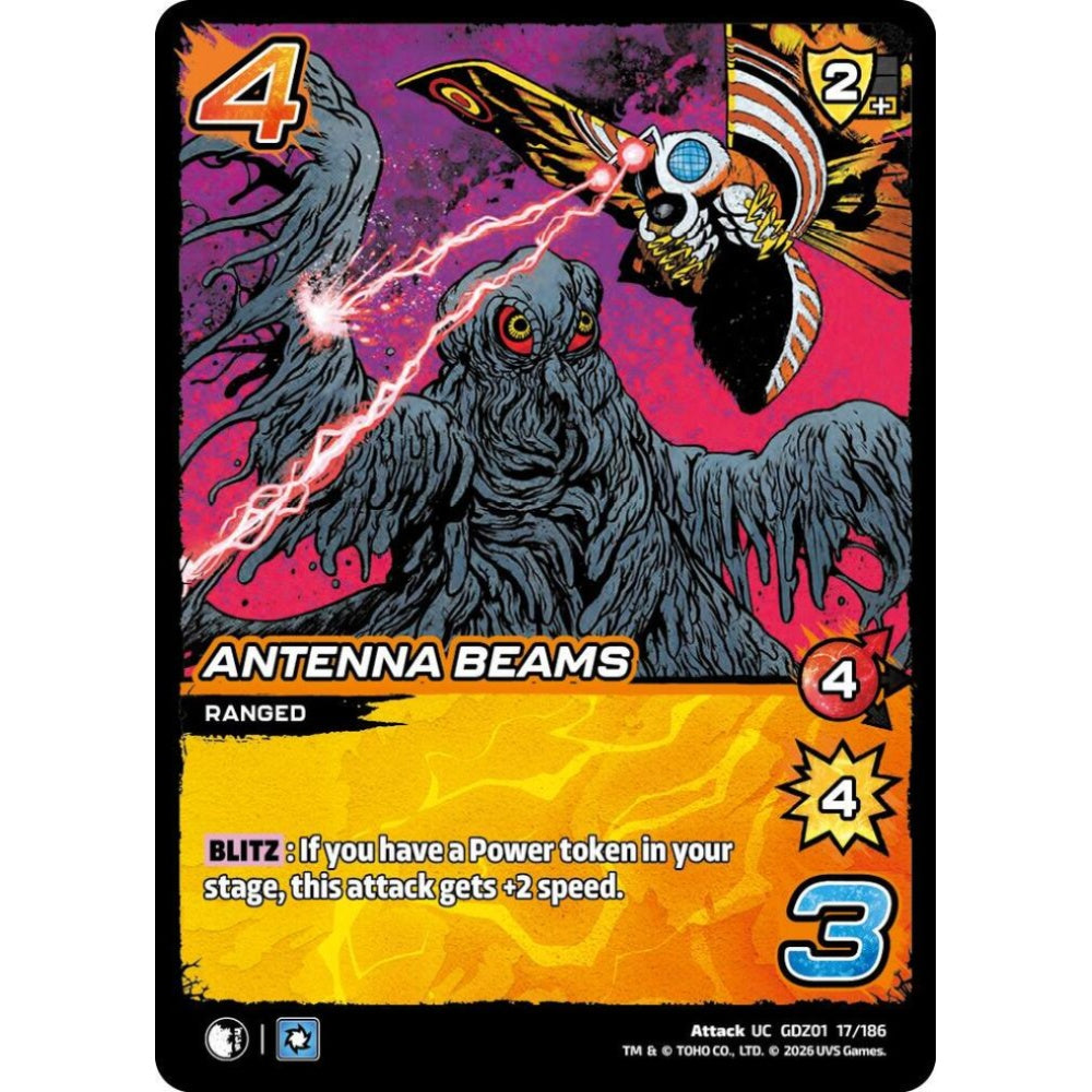 Antenna Beams GDZ01 17/186 GDZ01 Universus Godzilla: Reign of Kaiju Attack UC