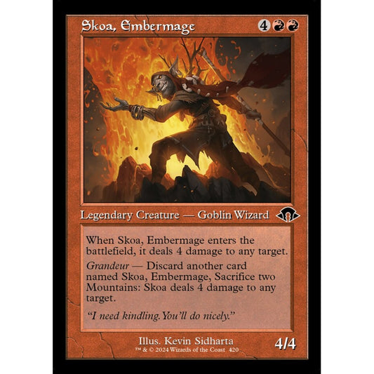 Skoa, Embermage, 420, common, Magic: The Gathering, Modern Horizons 3