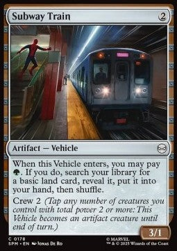 Subway Train - Marvel's Spider-Man (Common) [SPM-178]
