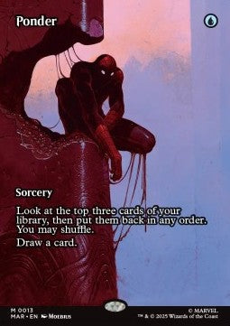 Ponder - Marvel's Spider-Man: Source Material Cards (Mythic) [MAR-13]