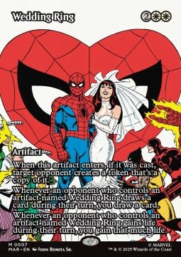 Wedding Ring - Marvel's Spider-Man: Source Material Cards (Mythic) [MAR-7]