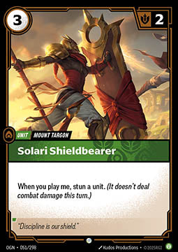 Solari Shieldbearer - Origins (Common) [OGN-051]