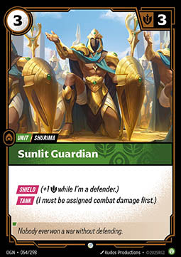 Sunlit Guardian - Origins (Common) [OGN-054]