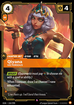 Qiyana, Victorious - Origins (Rare) [OGN-155]