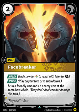 Facebreaker - Origins (Uncommon) [OGN-220]
