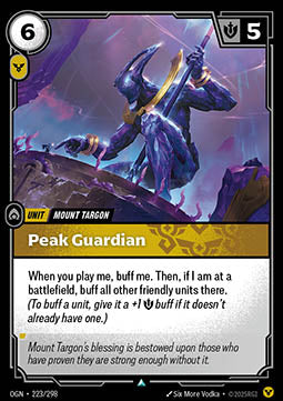 Peak Guardian - Origins (Uncommon) [OGN-223]