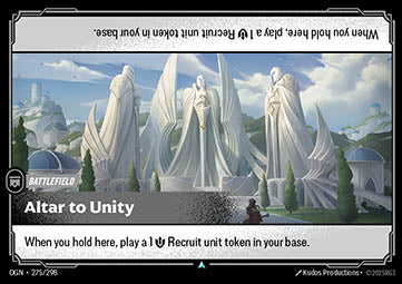 Altar to Unity - Origins (Uncommon) [OGN-275]