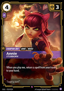 Annie, Stubborn