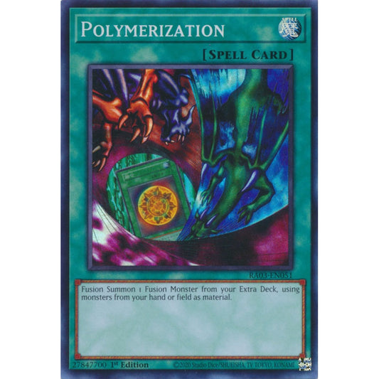 Polymerization RA03-EN051 Super Super Rare Yu-Gi-Oh Quarter Century Bonanza in Alt-Art Art
