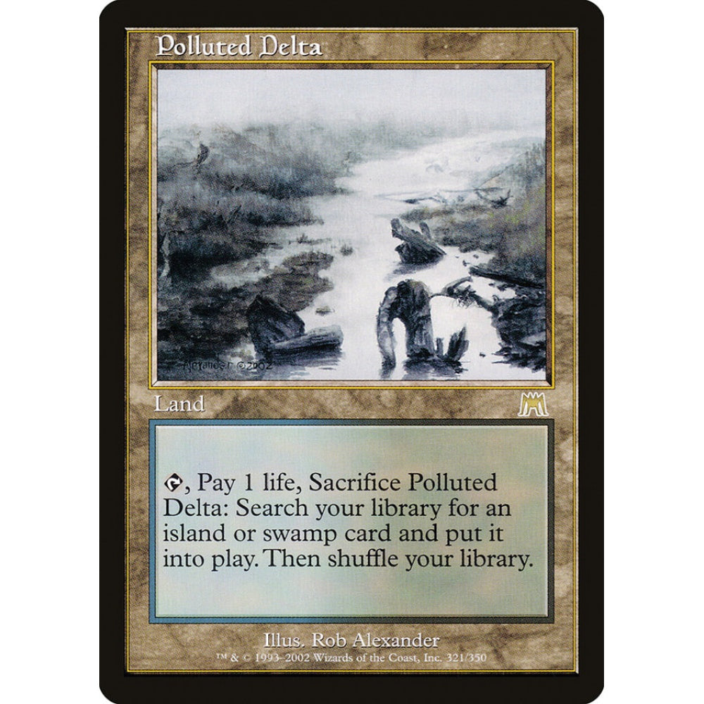 Polluted Delta rare 321 Magic the Gathering Onslaught