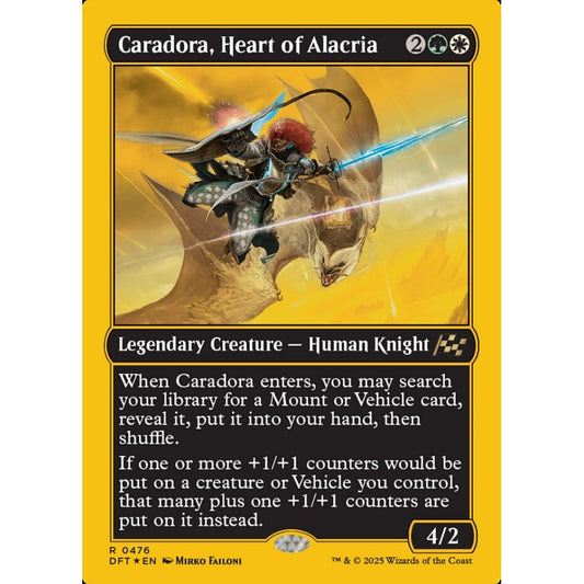 Caradora, Heart of Alacria, 476, rare, Magic: The Gathering, Aetherdrift