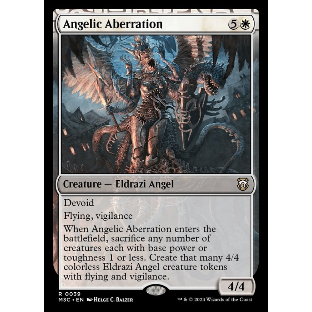 Angelic Aberration, 39, rare, Magic: The Gathering, Modern Horizons 3