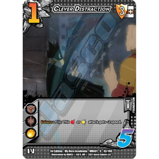Clever Distraction, 43/180, C, UniVersus, MHA01 My Hero Academia