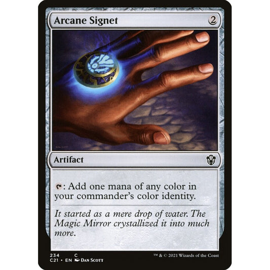Arcane Signet common 234 Magic the Gathering Commander 2021