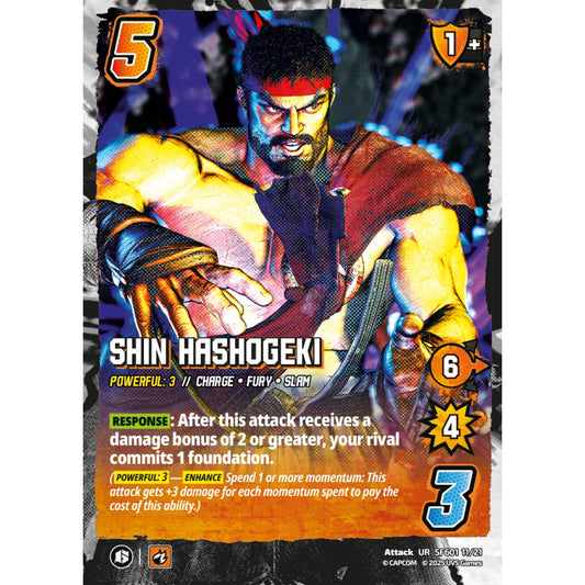 Shin Hashogeki 11/21 SF601 Universus Street Fighter 6: Challanger Series Ryu&Luke Attack UR