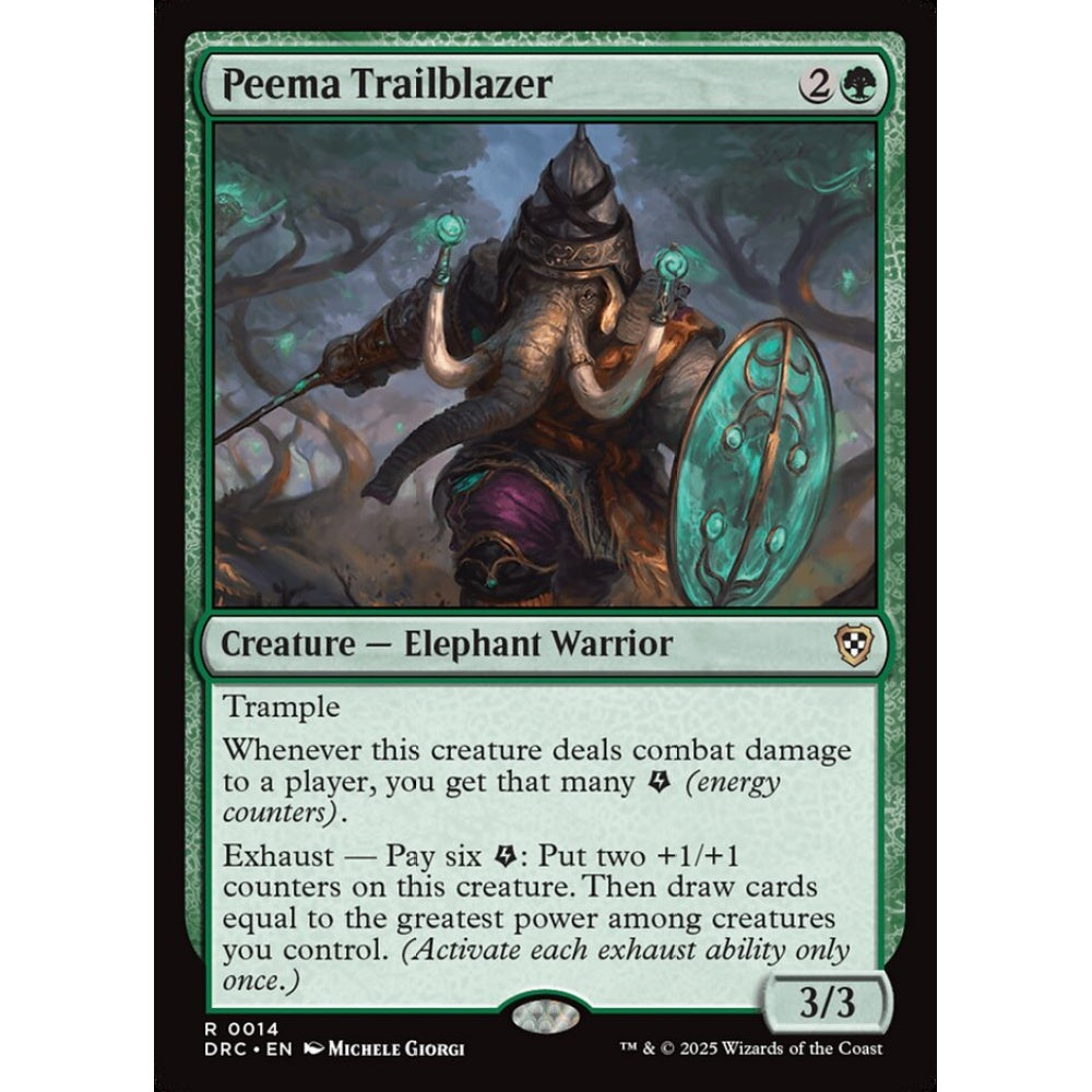 Peema Trailblazer, 14, rare, Magic: The Gathering, Aetherdrift Commander
