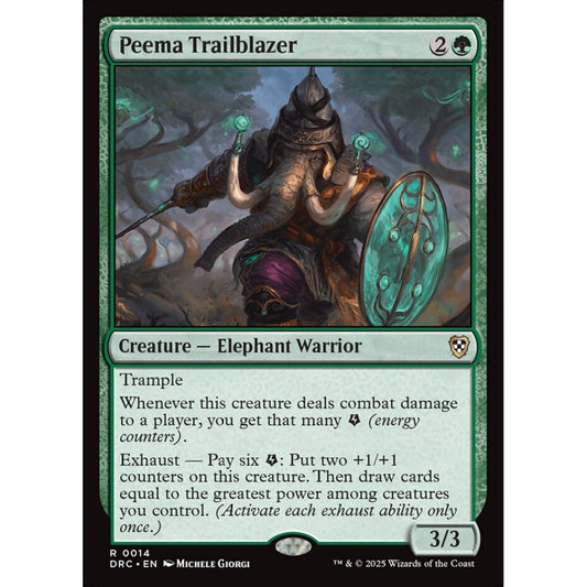 Peema Trailblazer, 14, rare, Magic: The Gathering, Aetherdrift Commander