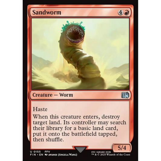 Sandworm uncommon 155 Magic the Gathering Final Fantasy