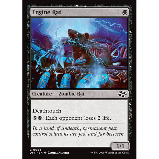 Engine Rat, 84, common, Magic: The Gathering, Aetherdrift