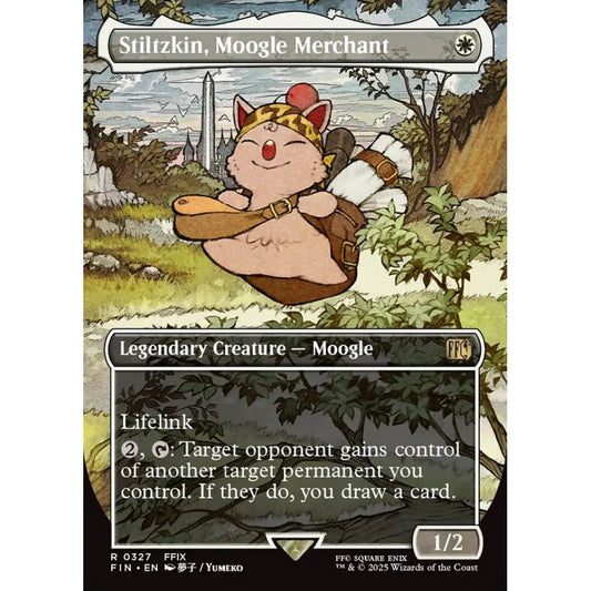 Stiltzkin, Moogle Merchant rare 327 Magic the Gathering Final Fantasy