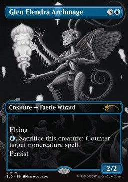 Glen Elendra Archmage (V.1) - Secret Lair Drop Series: Secret Scare Superdrop (Rare) [SLDSSS-2171]